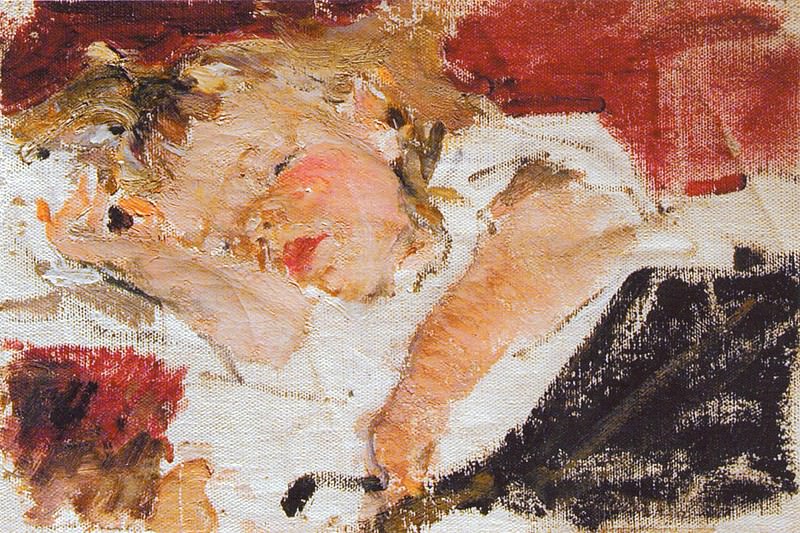 Sleeping Oia (1913). Nikolay Feshin
