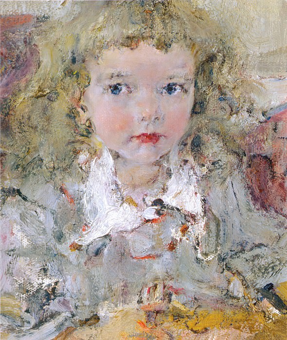 Portrait of daughter Iya (1919). Nikolay Feshin