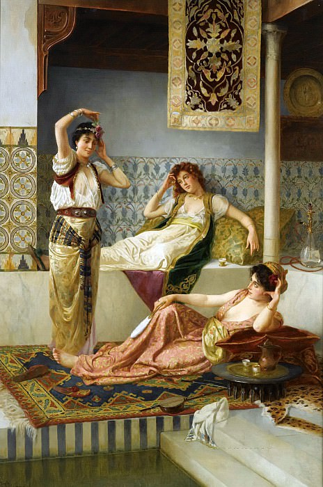 In the harem. Vincent Stiepevich