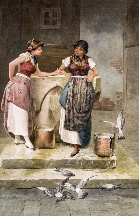 Gossiping at the Well. Vincent Stiepevich