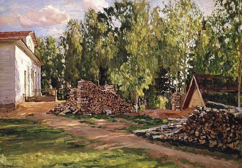 Manor. Yard. Stanislav Zhukovsky
