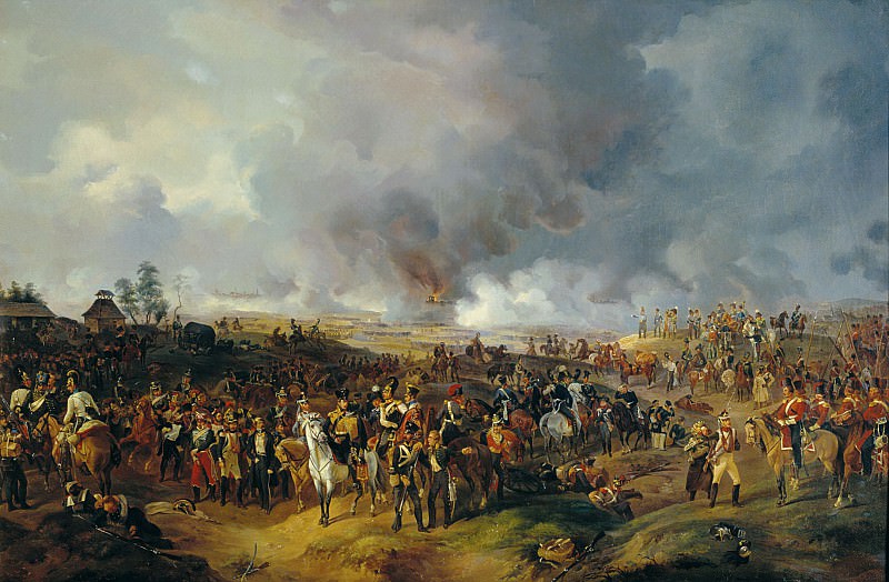 Battle of Leipzig from 2 to 7 October 1813. Alexander Zaurweid