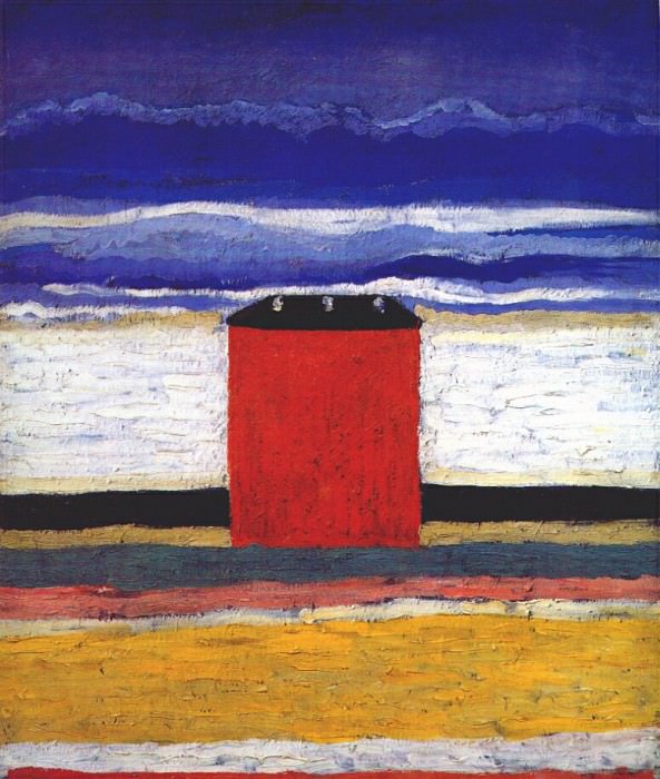 malevich the red house c1932. Kazimir Malevich