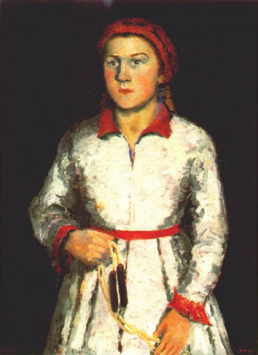 malevich portrait of the artists daughter 1934. Kazimir Malevich