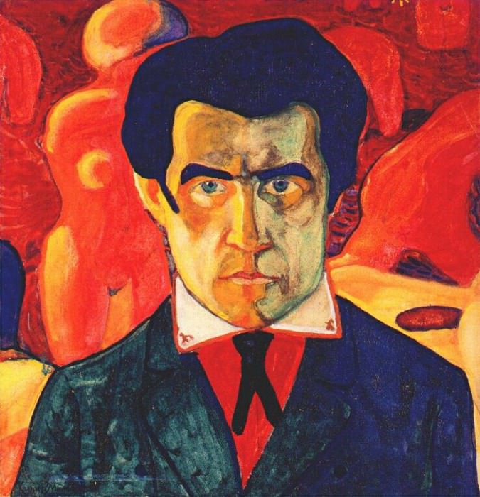 malevich self-portrait i c1908-9. Kazimir Malevich