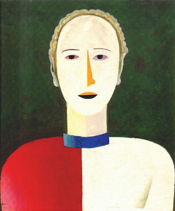 malevich female portrait 1928-32. Kazimir Malevich