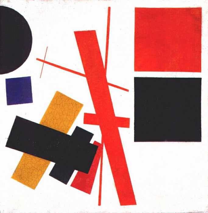 malevich suprematism (non-objective composition) 1916. Kazimir Malevich