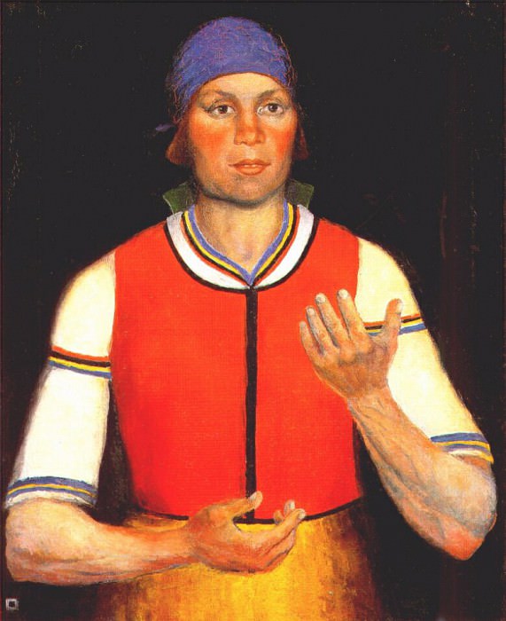 malevich female worker 1933. Kazimir Malevich