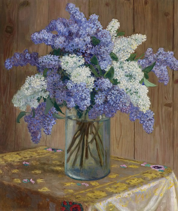 Still Life With Lilacs. Nikolai Petrovich Bogdanov-Belsky