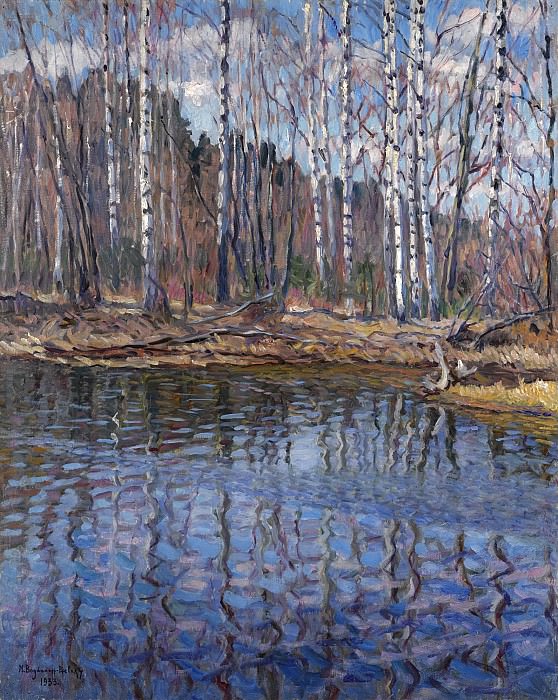 River Landscape. Nikolai Petrovich Bogdanov-Belsky