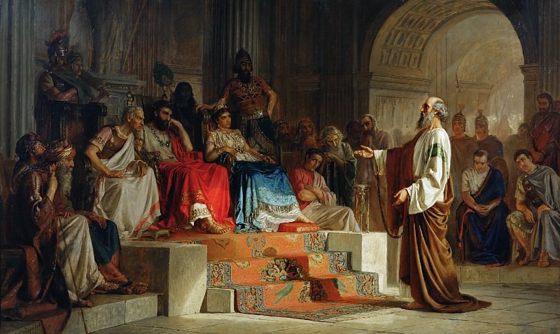 Trial of the Apostle Paul. Nikolai Bodarevski