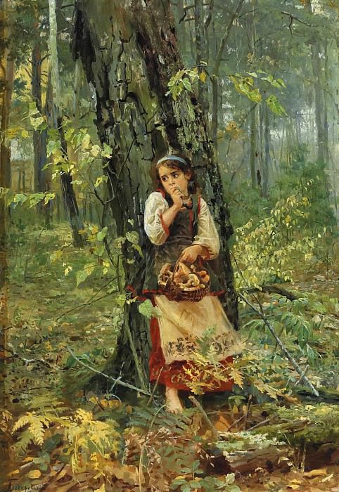 In the thicket. Nikolai Bodarevski