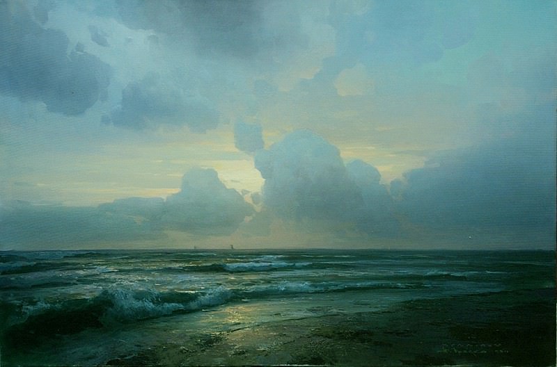 Turquoise dawn. Yuri Pryadko