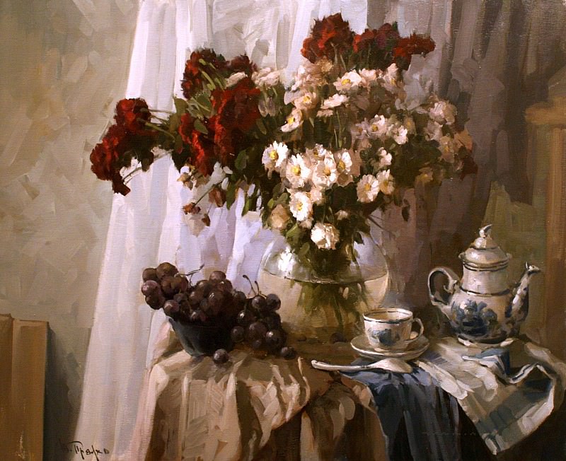 Still life with a cup of tea-2. Yuri Pryadko