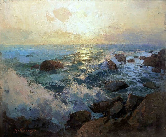 Dawn on the sea. Yuri Pryadko