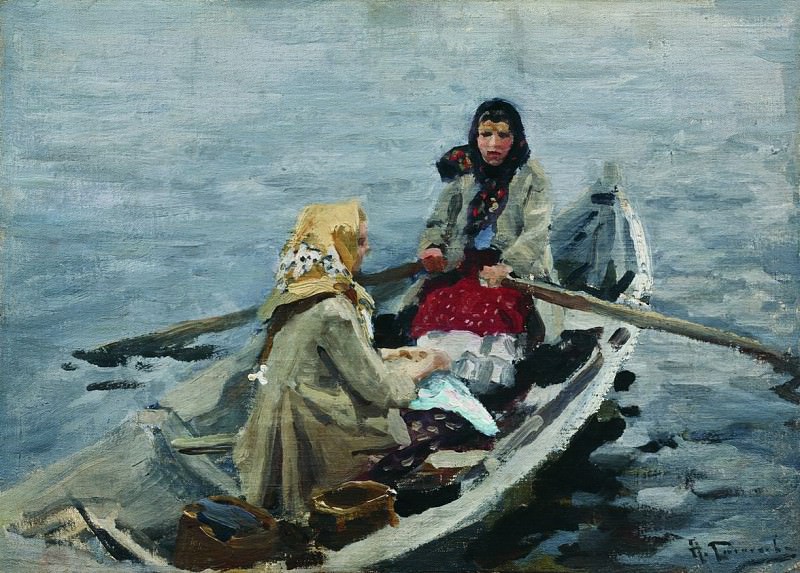 В лодке. 1900-1910. Alexey Stepanov