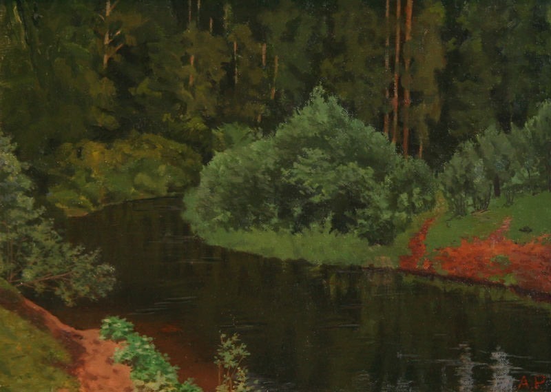 Forest river. Arkady Rylov