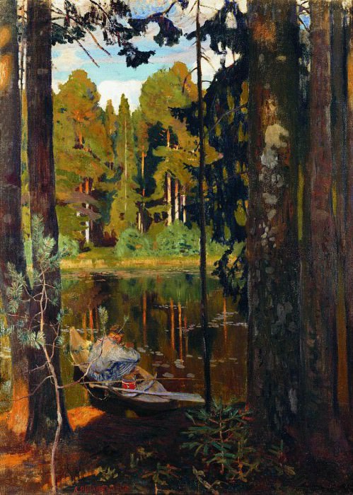 Quiet lake. Arkady Rylov