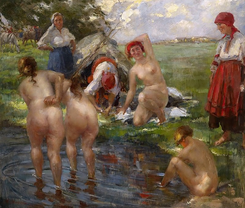 The Bathers. Vitaly Gavrilovich Tihov