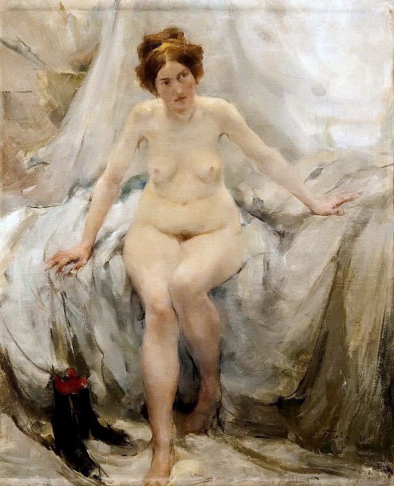 Seated Nude. Vitaly Gavrilovich Tihov