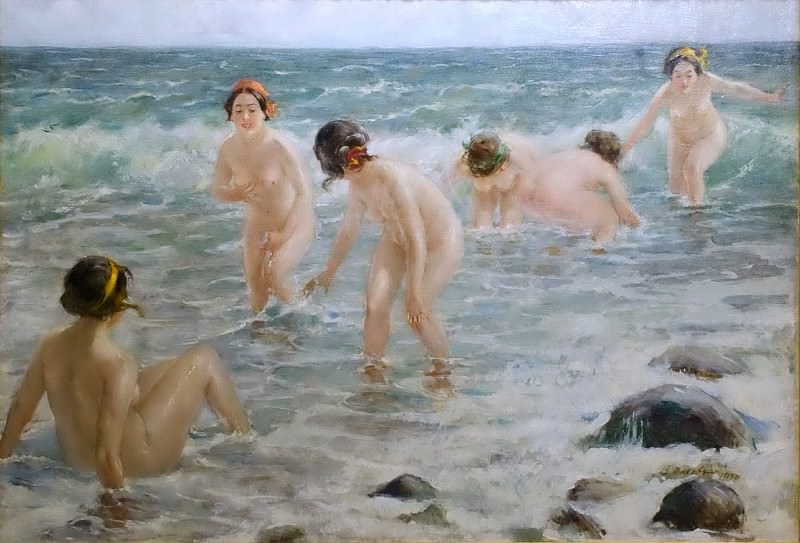 The Bathers. Vitaly Gavrilovich Tihov