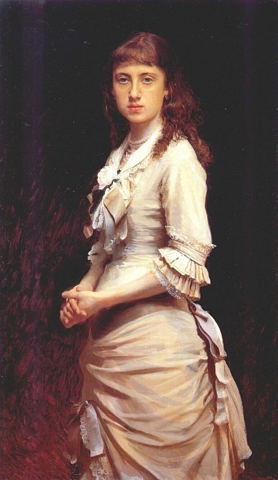 Sofia Kramskaya, the artist’s daughter. Ivan Kramskoy