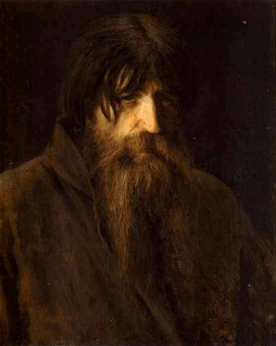 Kramskoi Head of an Old Peasant. Ivan Kramskoy