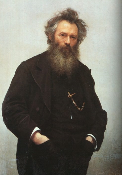 Portrait of Ivan I Shishkin. Ivan Kramskoy