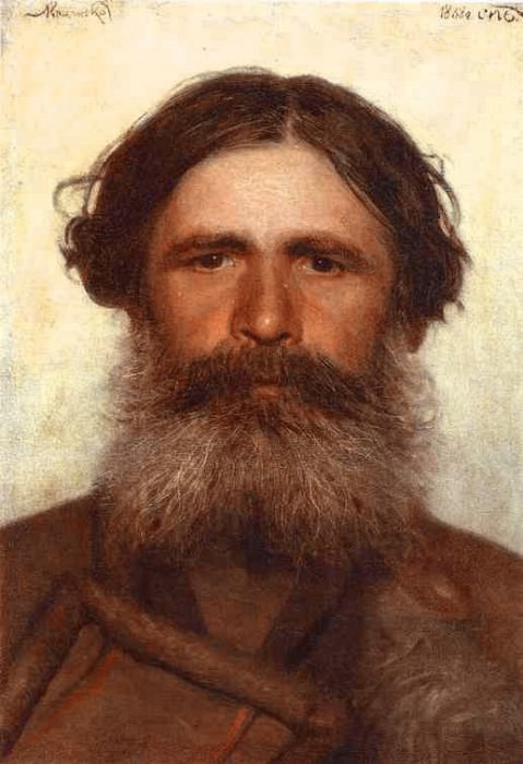 The Portrait of a Peasant. Ivan Kramskoy