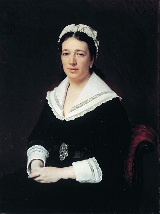 Portrait of Vera Nikolaevna Tretyakova. Ivan Kramskoy