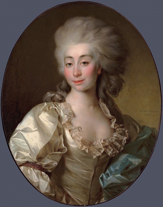 Portrait of Countess Ursula Mniszek. Dmitry Levitsky (Levitzky)