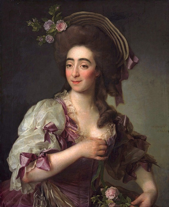 Portrait of Anna Davia-Bernuzzi. Dmitry Levitsky (Levitzky)