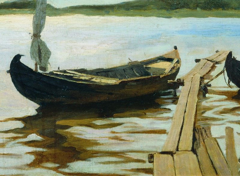 Sketch with a boat. Sergey Vinogradov