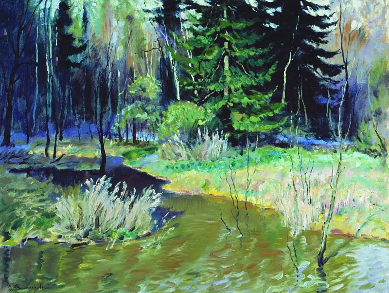 Forest river. Sergey Vinogradov
