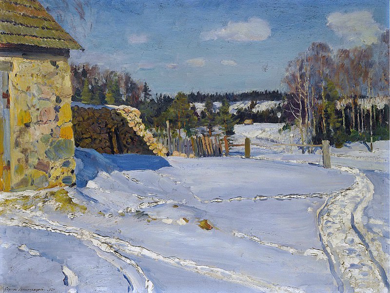 Winter landscape. Sergey Vinogradov