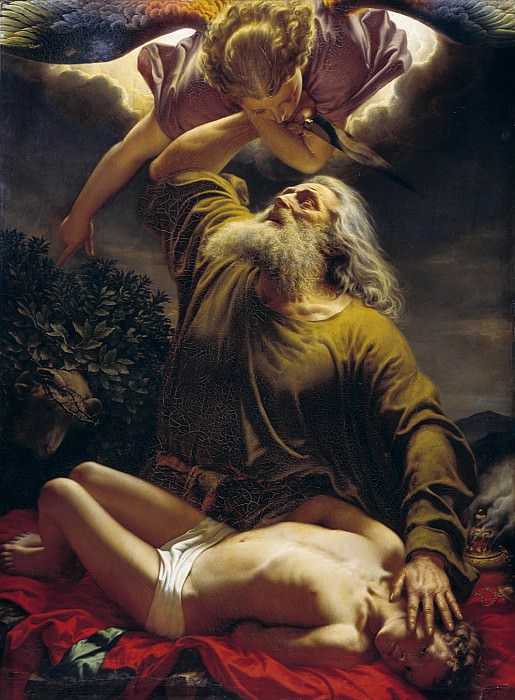 Abraham sacrifices Isaac, Gerhardt Wilhelm von Reutern