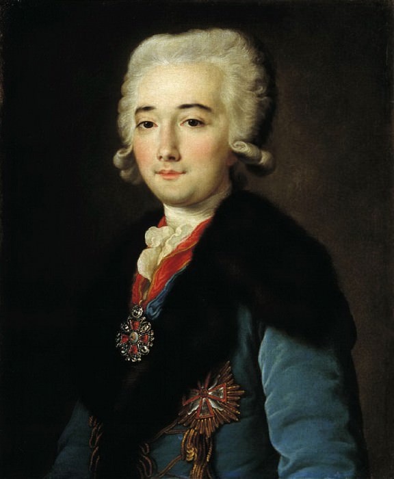Портрет графа А.М. Дмитриева-Мамонова. 1787. Михаил Шибанов