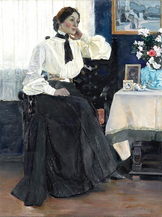 Portrait of Ekaterina Petrovna Nesterova (the artist’s wife). Mikhail Nesterov