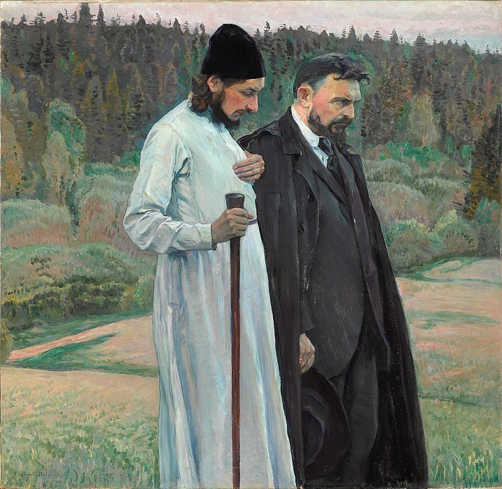Philosophers. Mikhail Nesterov