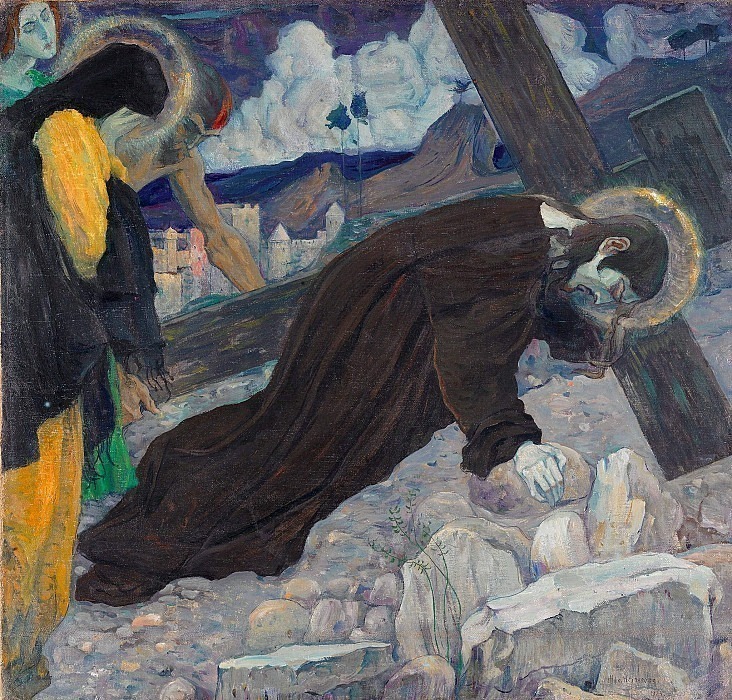 Carrying the Cross. Mikhail Nesterov