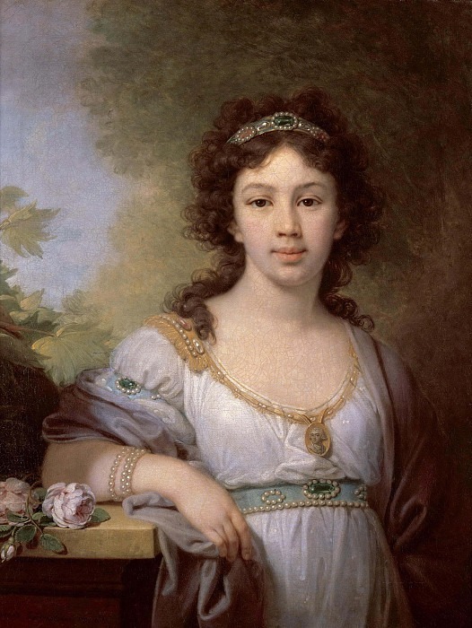 Portrait of Varvara Shidlovskaya. Vladimir Borovikovsky