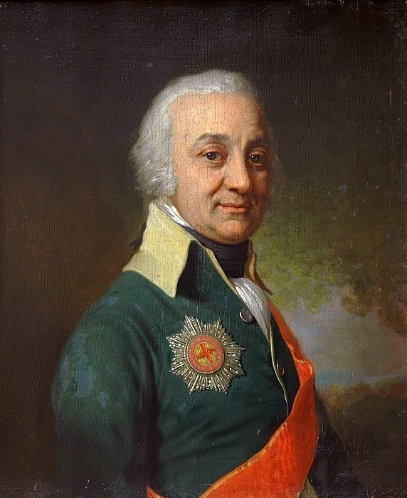 Павел Степанович Рунич (1747-1825) — тайный советник, масон, владимирский (1797—1802) и вятский (1802-04) губернатор. Владимир Лукич Боровиковский