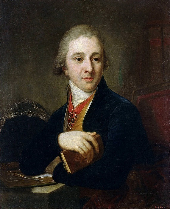 Portrait of Alexander Fedorovich Labzin. Vladimir Borovikovsky