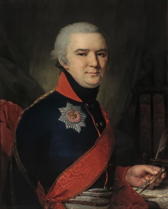 Portrait of Prince Alexander Sergeevich Dolgorukov (1769-1829). Vladimir Borovikovsky