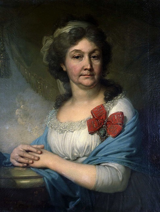 Portrait of Baroness Varvara Sergeevna Vasilyeva. Vladimir Borovikovsky