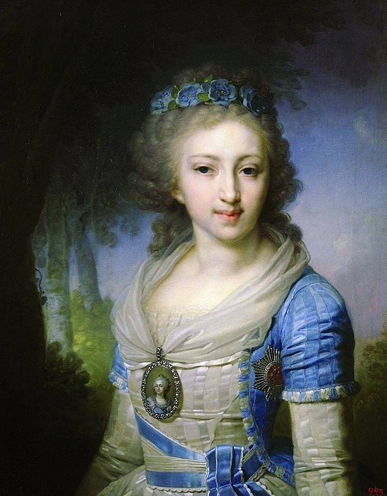 Portrait of Grand Duchess Elena Pavlovna<!--#1-->. Vladimir Borovikovsky
