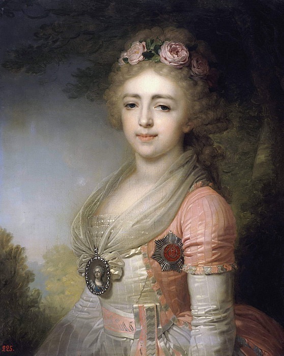 Portrait of Grand Duchess Alexandra Pavlovna <!--#2-->, Vladimir Borovikovsky