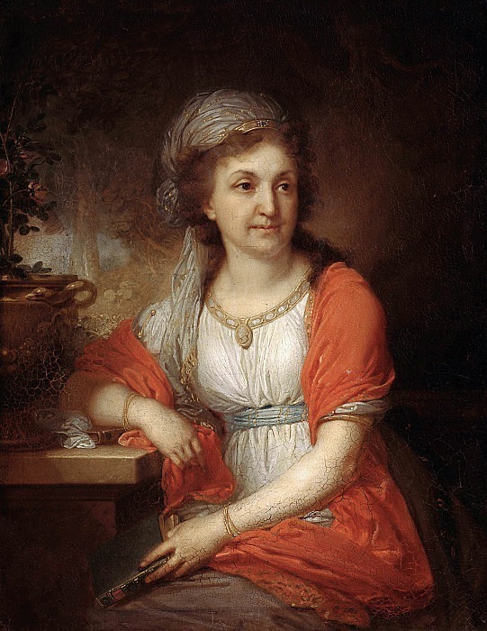 Portrait of Countess Ekaterina Alekseevna Musina-Pushkina. Vladimir Borovikovsky