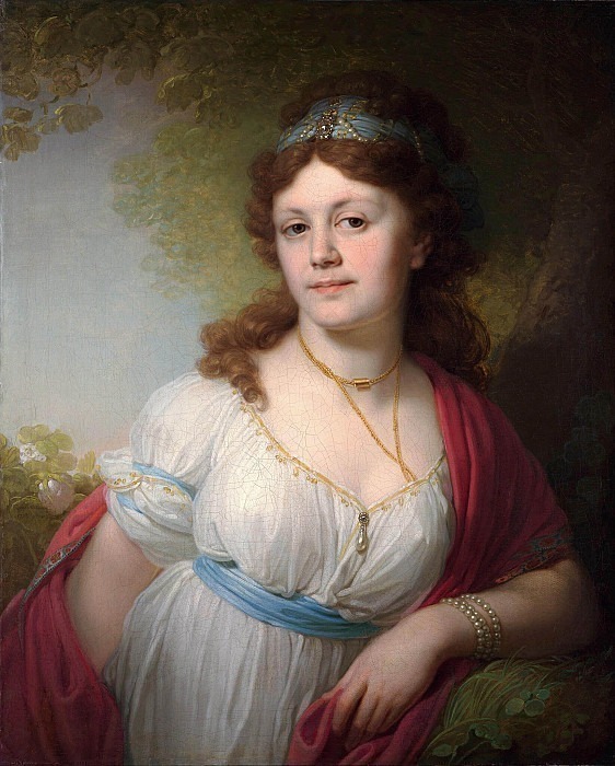 Portrait of Elizabeth Temkina. Vladimir Borovikovsky