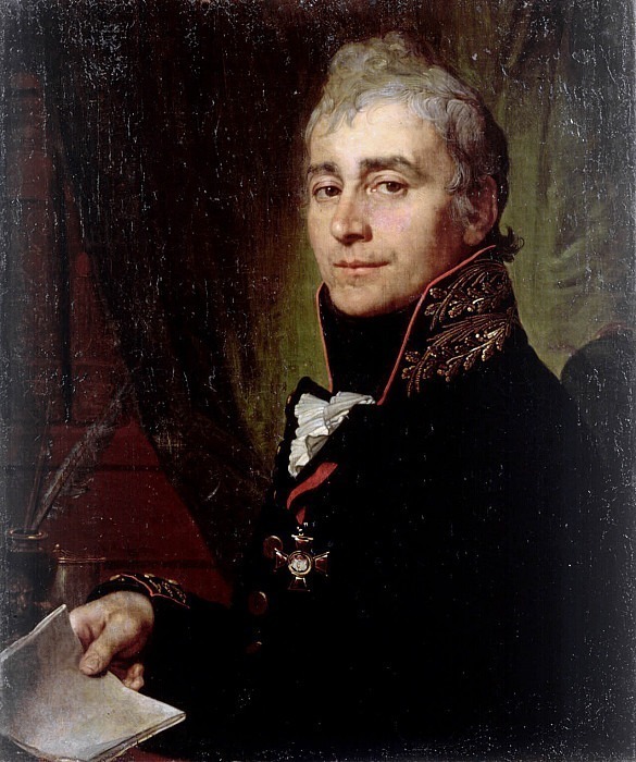 Portrait of Alexander Feodosievich Bestuzhev. Vladimir Borovikovsky